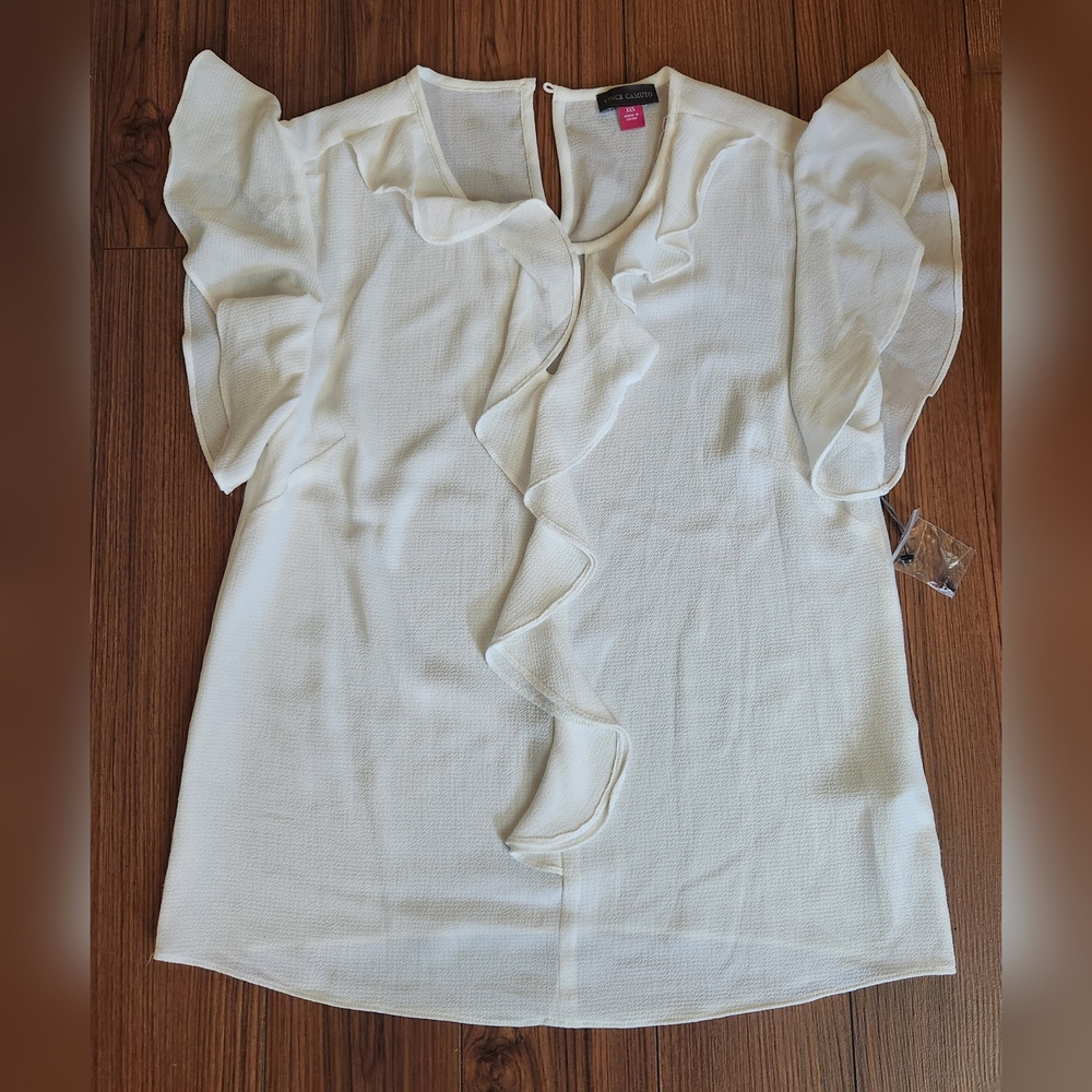 Vince Camuto Cream Blouse